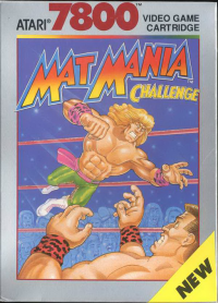 Mat Mania Challenge PAL Atari 7800 PAL box art